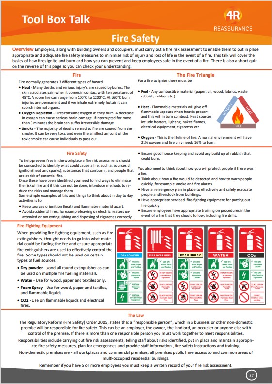 Toolbox Talk - Front