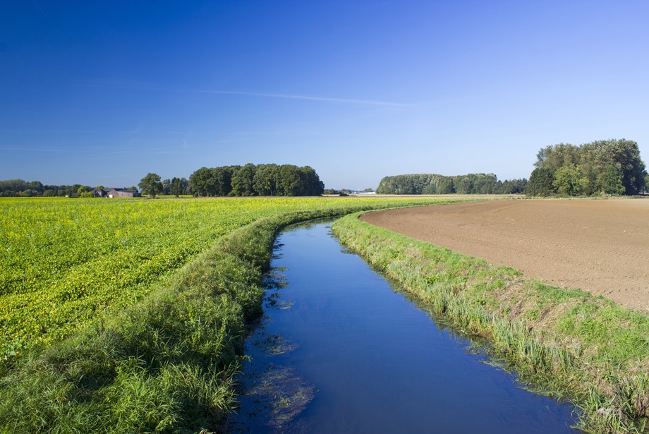 German countryside landscape, Lower Rhine Region